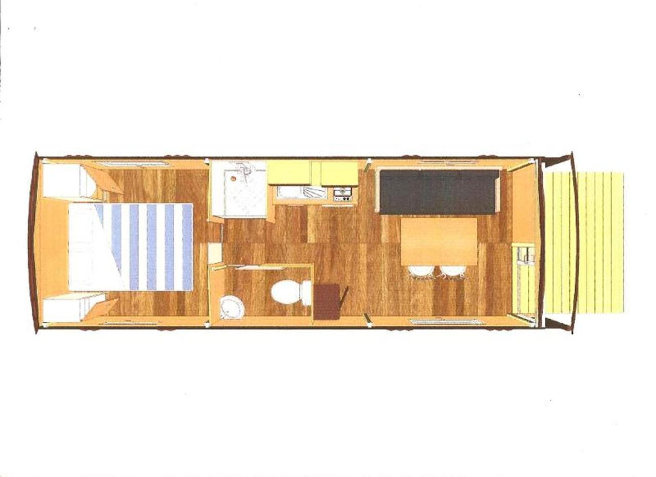 Camping Les Amandiers Castelnau-de-Guers Exteriör bild